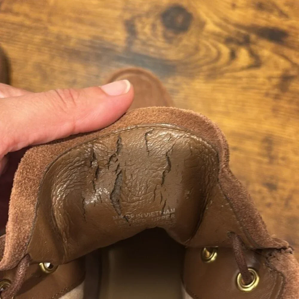 Michael Kors Brown Suede Wedge Ankle Boots 7.5